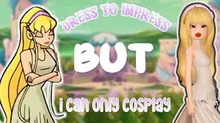 ROBLOX DRESS TO IMPRESS BUT I can ONLY cosplay as *CARTOON CHARACTERS* !AstraMoon