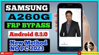 samsung a2 core frp bypass l samsung a260g frp bypass l samsung a2 core android 8.1.0 frp remove