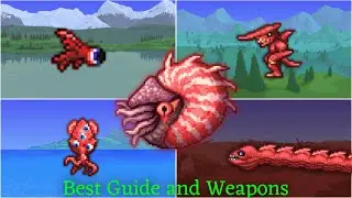 The best way to farm fish enemies in Blood Moon | Guide & strategy | Terraria 1.4.4.9