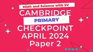 Primary Checkpoint Math April 2024 Paper 2 - 0096/02