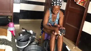 GRANDMA GIVES OUR BABY TRADITIONAL BATH