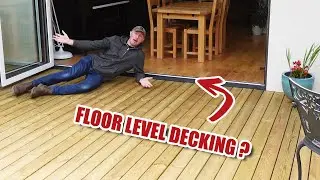 How I built our floor level timber decking