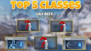 Top 5 Best Classes in COD mobile | Codm BR best class | best classes in Call Of Duty Mobile