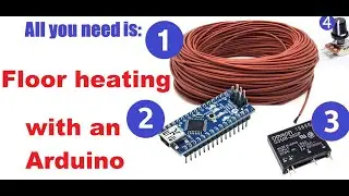Floor heating with an Arduino