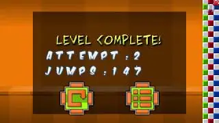 Игра невозможная геометрия даш прохождение 3  уровней. (не со всеми монетами.)