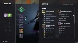 A warlock strand build that uses Apotheosis Veil 