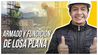 ARMADO Y FUNDICIÓN DE LOSA PLANA de 20cm  | Como se construye | El Arqui Morocho | Loja Ecuador