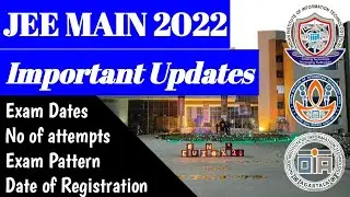 JEE Main 2021 Exam Dates, Applicaton form, Eligibility, Syllabus, Pattern | JEE MAIN 2021