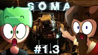 kervc играет в SOMA / 1.3 часть — Говорящий РОБОТ!