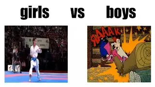 Карате девочек vs карате мальчиков (Джимми Гокинс)