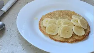 Receita panqueca de aveia