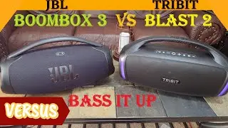 Tribit Stormbox Blast 2 vs JBL Boombox 3 🔊 Got Bass? Let's See How They Compare 😲 Battery Powered 🔋