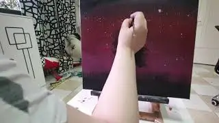 Easy acrylic painting , for beginners, nice art , night view