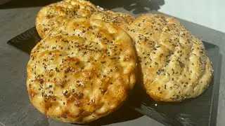 Ya no comprarás mas el pan con esta súper receta (pan turco ) focaccia turca