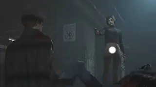 Resident Evil 2 remake  story Leon with all girls are bottomless