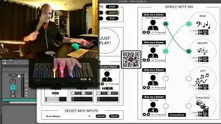 Connect Through MIDI inclusive music setup for Ableton Live under development