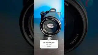 Do you clean your camera?