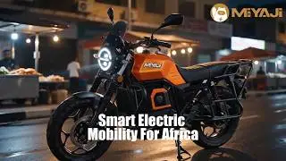 MIYAJI JF005 Commercial Electric Motorcycle | 7kW Peak Power, 250km Range