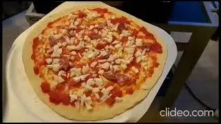 Stesura e cottura Pizza Tonda Romana Scrocchiarella!!! 💪💪👍👍🤟🤟