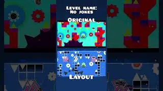 No jokes Layout vs Original | Geometry Dash 