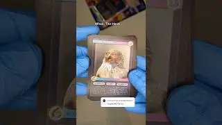 opening another booster pack of Dwayne Johnson trading cards #therock #cardopening