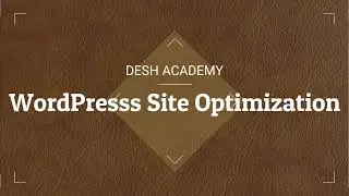 WordPresss Site Optimization