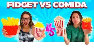 POP IT DE COMIDA VS COMIDA REAL I POP IT CHALLENGE