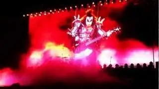 Gene Simmons - Kiss - Nissan Pavilion - 7/20/2012