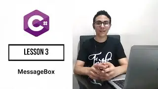 C# Beginners Tutorial 3  MessageBox تعليم برمجة سى شارب للمبتدئين الدرس الثالث مربع الرسالة