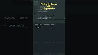 Convert String into Array with separator in 