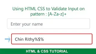 KH Publishing. How to create shake animation on invalid input using HTML CSS 