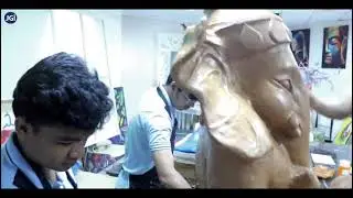 JIRS Students Craft Spectacular Eco-Friendly Ganesha Idol with Care for Mother Earth