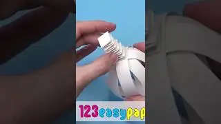3D paper snowman 