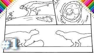 The Story of Majungasaurus #1 |Drawing comic book easy