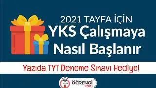 YKS Çalışmaya Nasıl Başlanır [Deneme Hediye]