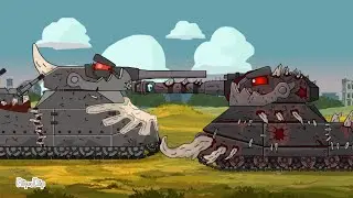 A Test Turns to a Battle , Old Ratte Vs New Ratte. cartoons About Tanks | Part 1