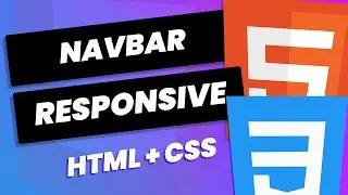 Cómo hacer un NAVBAR en HTML y CSS RESPONSIVE