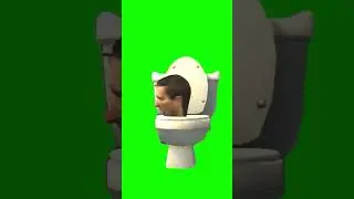 SKIBIDI toilet green screen
