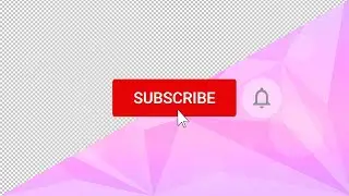Subscribe button with bell transparent 60 fps [SIMPLY INTROS!]