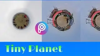 Tiny Planet Using PicsArt | How to make tiny Planet in 1 minute |