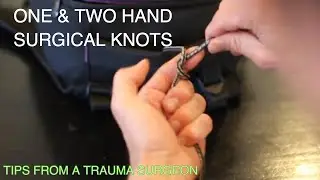How to practice surgical knot tying at home