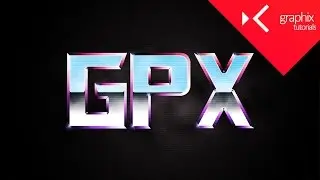 How to Make An Epic 80's Metal Text Effect | Photoshop CC 2015 | Graphix TV