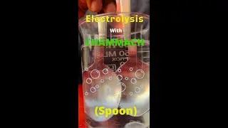 Electrolysis..kbhi dekha h aisa tarika?⚡️🥄