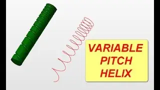 Mastercam tip: Create variable pitch helix in mastercam