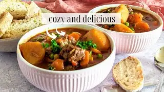 Pressure Cooker Beef Stew - using the Instant Pot or Ninja Foodi
