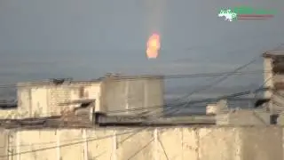 Под Донецком горит газопровод. Столб огня виден даже из Горловки