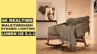 4K Realtime Walkthrough in Unreal Engine 5.3.  LUMEN and NANITE.