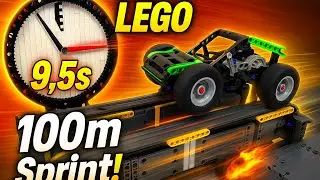 FAST Lego Treadmill Test + Distance Gauge!