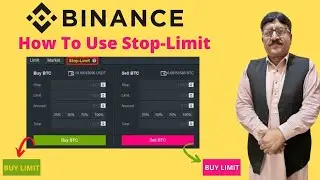How to use stop limit on binance spot trading in Urdu.