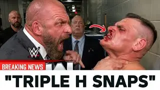 Triple H LOSES IT Backstage & CONFORNTS Gunther After Brutal Attack on Nick Aldis on WWE SMACKDOWN